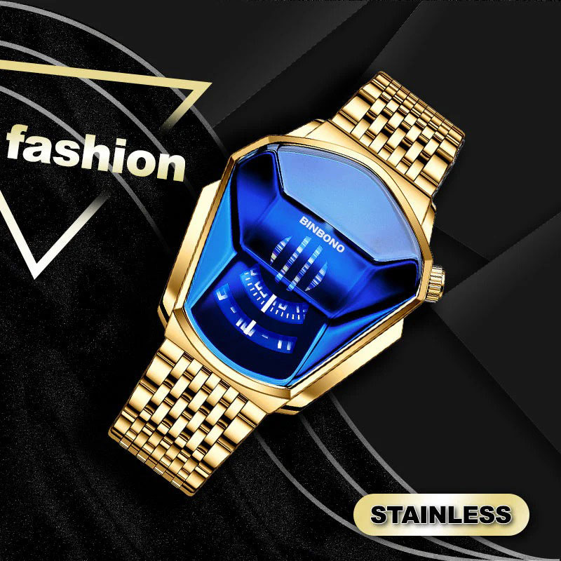 Luxury Men's Diamond Style Quartz Watch