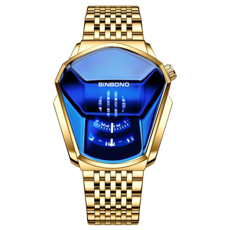 Luxury Men's Diamond Style Quartz Watch 2