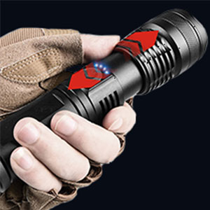 Rechargeable Torch Light High Power LED Torchlight 10000 Lumens with USB Charging