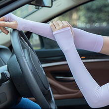 Sun Protection Arm Sleeves for Men Women with Thumb Hole Cooling UPF 50